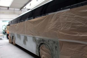 Lackierung Bus