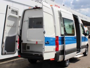 Notausstieg im hinteren Bereich