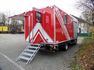 Aufstiegsmöglichkeit am Heck