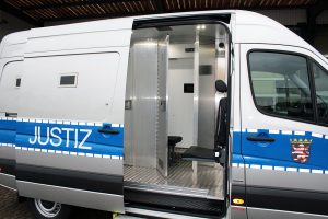 Blick in das Innere des Fahrzeuges