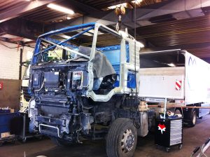 Karosserieinstandsetzung Sattelzugmaschine