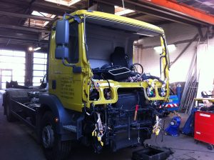 Karosserieinstandsetzung Sattelzugmaschine