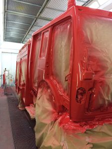 Lackierung von Einsatzfahrzeugen Feuerwehr