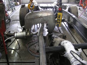 Während des Richtvorgangs