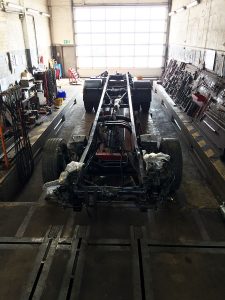 Fahrgestell ist einsatzbereit und kann weiter aufgebaut werden.