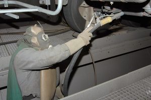 Lackierung Nutzfahrzeug Strahlanlage