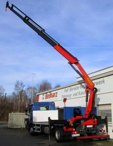 Pritsche mit Ladekran