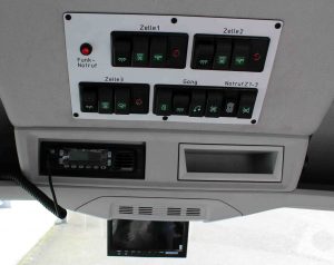 Bedienzentrale mit Überwachungstechnik