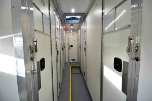 Zellengang zu den gesamt zwölf Zellen