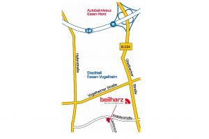 Standort Georg Beilharz u. Sohn GmbH & Co. KG, Laubenhof 2, 45326 Essen